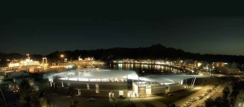The Fish Market is located at the heart of Mutrah, and is essential for both the continuation of historical trading traditions and the needs of Oman's growing tourism industry. <br>
The radial shape of Mutrah's characteristic bay shows a clear relationship between the city, the mountains and the waterfront. The bay is emphasized in the form of the new fish market, which references both the former waterfront and the continuation of the corniche. This is further articulated in the curved wall that defines the northern spine of the new fish market in Mutrah.<br>
The new market enhances the public setting by forming a dynamic shaded canopy, organizing the spaces beneath, both visually and environmentally. The canopy’s form is derived from the sinuous flow of Arabic calligraphy - playful movement of light and shadow built from aluminum fins, and providing shade, natural ventilation, and an ephemeral appearance.<br>
The new fish market will provide the city with a strong focal point, layering local activities, the fishing industry and tourism in Mutrah, sympathetically uniting the old and new. The design introduces a new landmark on the waterfront along the lively corniche in Mutrah.<br>
<br>
Installation LU-VE:<br>
LU-VE Condenser: SHVDN 483 SPEC COIL CUSN/CUSN - HT FANS (2 Pieces)<br>
LU-VE Condenser: SHVDN 322 SPEC COIL CUSN/CUSN - HT FANS (2 Pieces)<br>
LU-VE Condenser: XDHV1F 1134 SPEC COIL CUSN/CUSN - HT FANS (1 Piece) 
